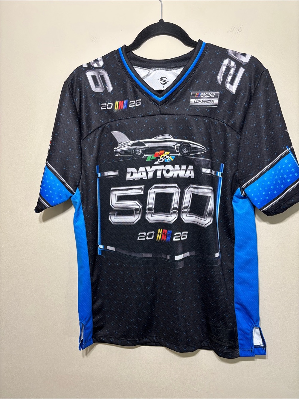 Daytona 500 Black & Blue Racing Tee - 2026